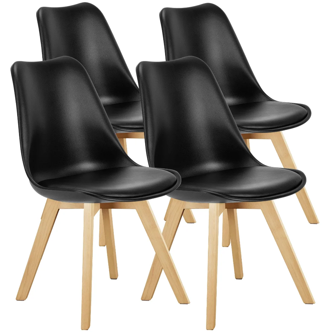 OLIXIS Modern Dining Chairs, Set of 4