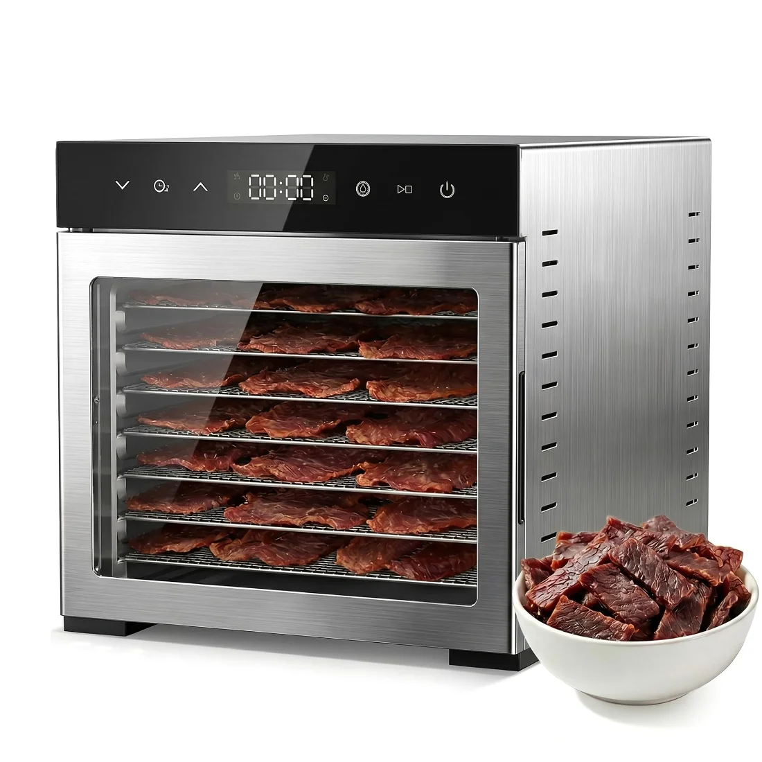 OLIXIS Food Dehydrator, 8 Steel Trays