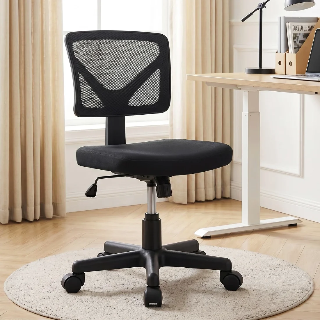 OLIXIS Armless Small Desk Chair