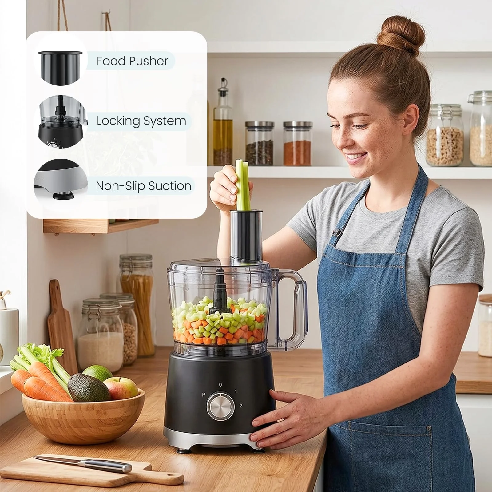 A OLIXIS kitchen counter with the appliance fleet lined up