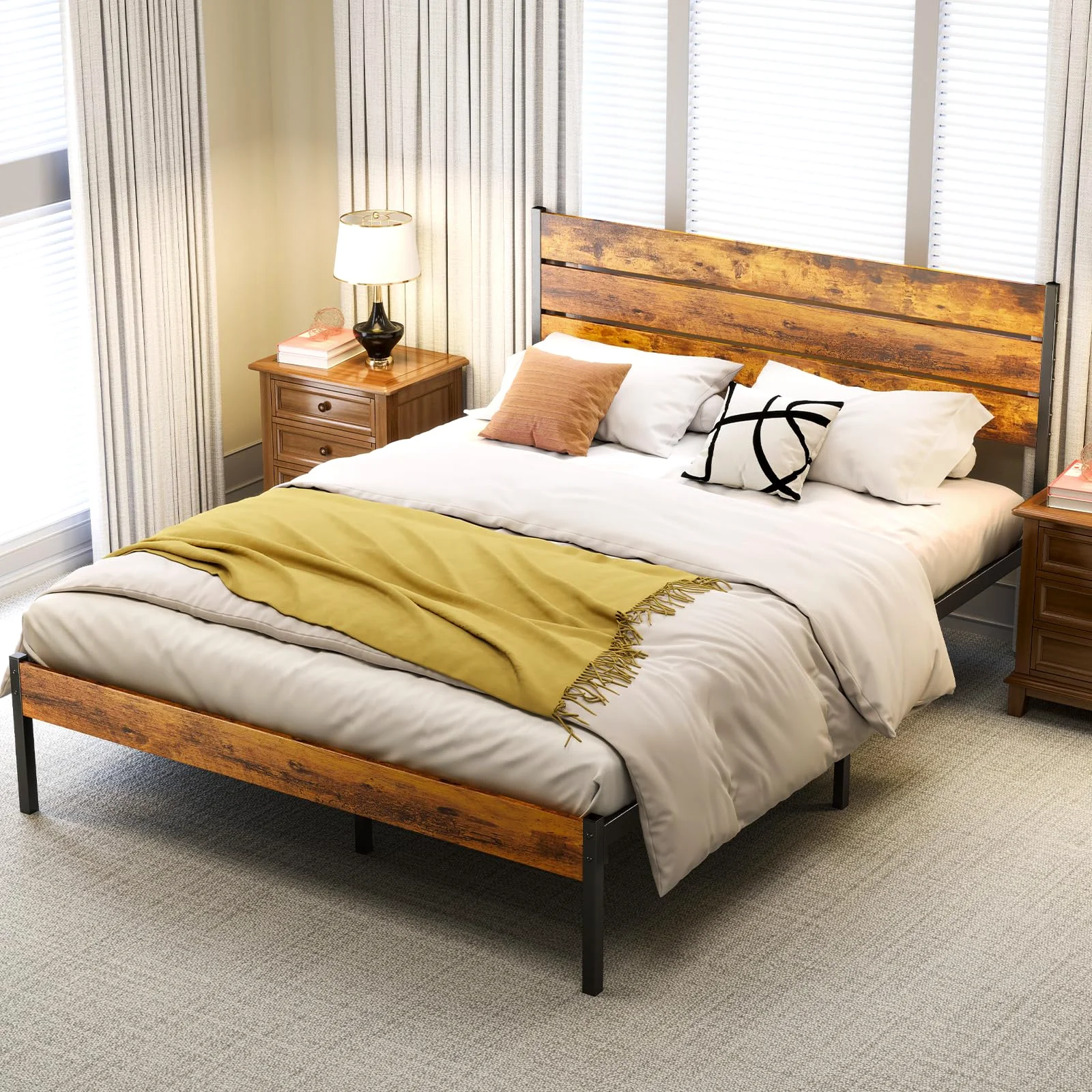 The OLIXIS bedroom line set up in a daylight room