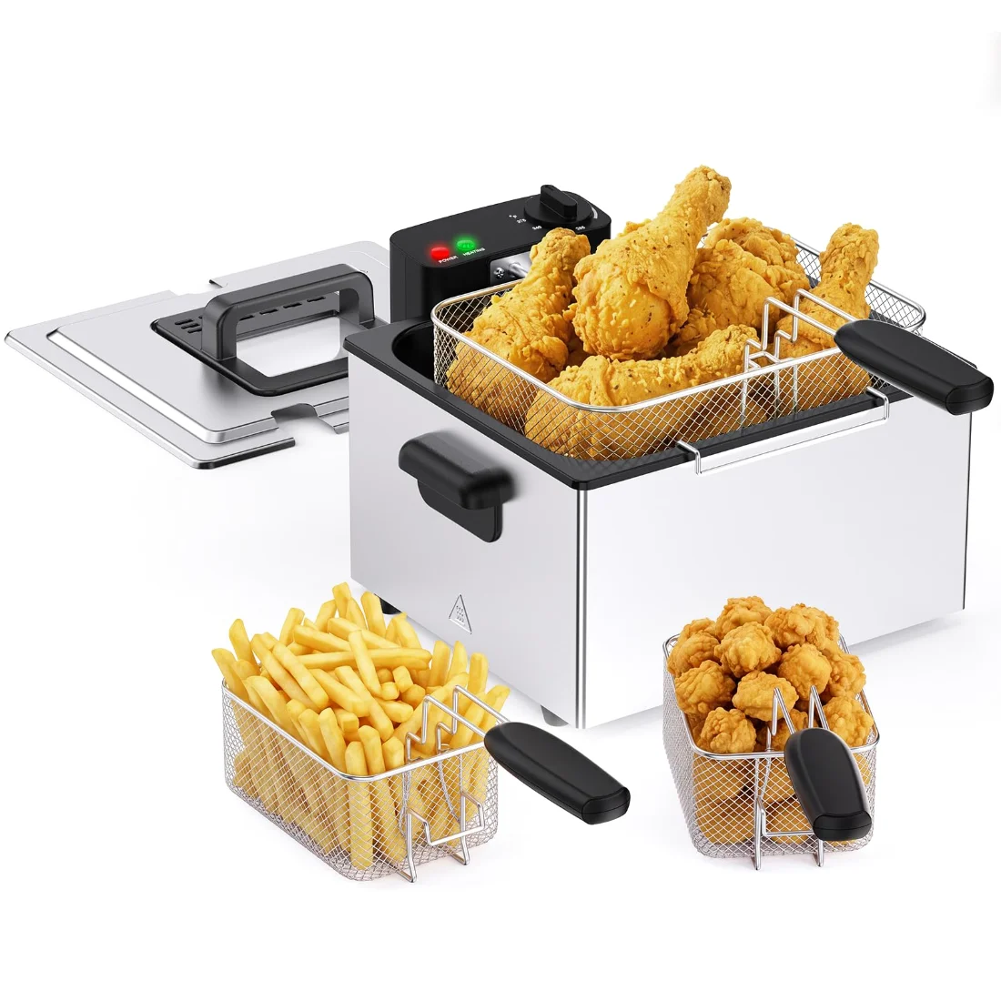 OLIXIS Electric Deep Fryer, 5 Liters