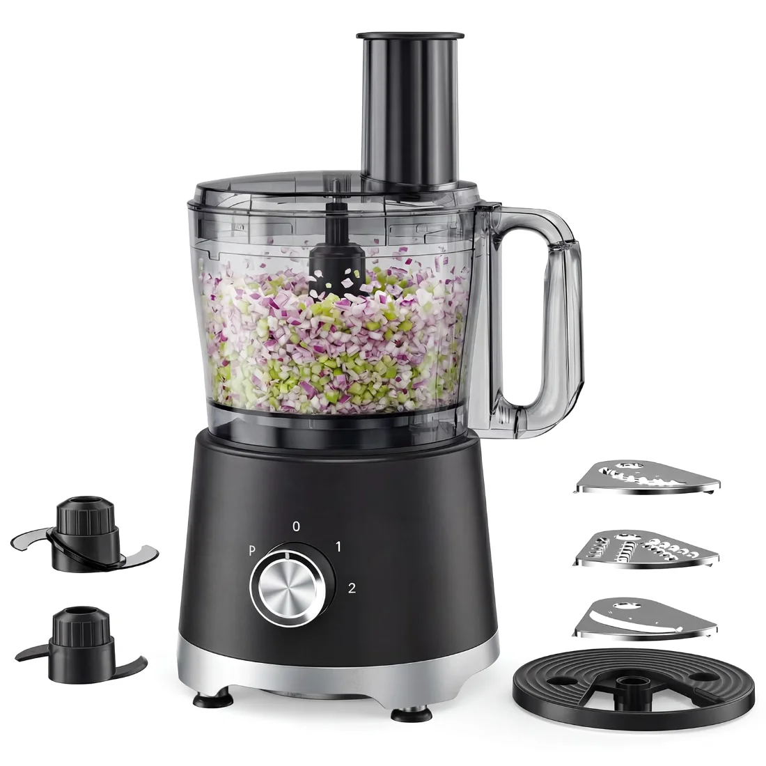 OLIXIS Food Processor, 10.5 Cups