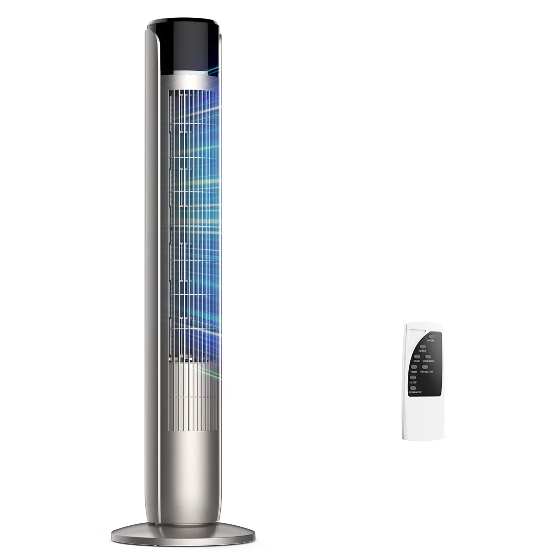 OLIXIS Oscillating Tower Fan with Remote