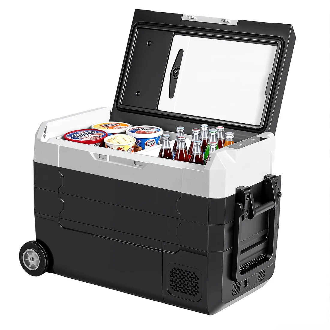 OLIXIS Dual-Zone Car Refrigerator, 42 Quarts